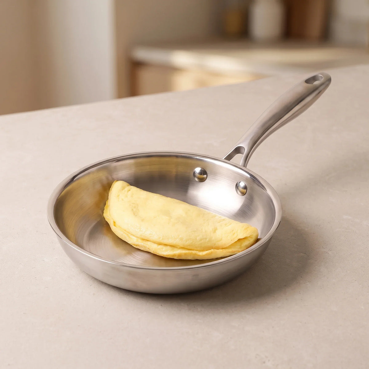 La tortilla gruesa de la mañana